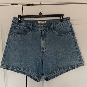 Abercrombie & Fitch Light Blue Jean Shorts